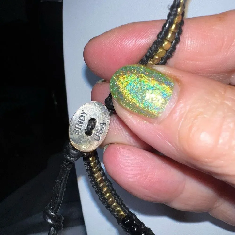 Bindy USA Corded Beaded Wrap Bracelet